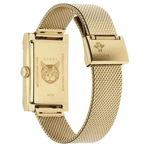 gucci g frame gold ladies watch|Gucci g frame watch sale.